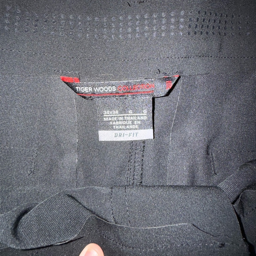 Nike Tiger Woods Collection Dri-FIT Men's Black Golf Pants 34x34